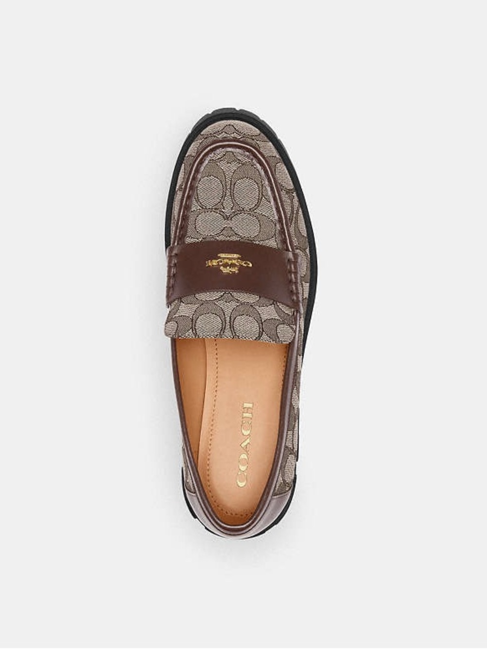 Coach Ruthie Loafer In Signature Jacquard Size 9 B -EUC - Picture 5 of 17